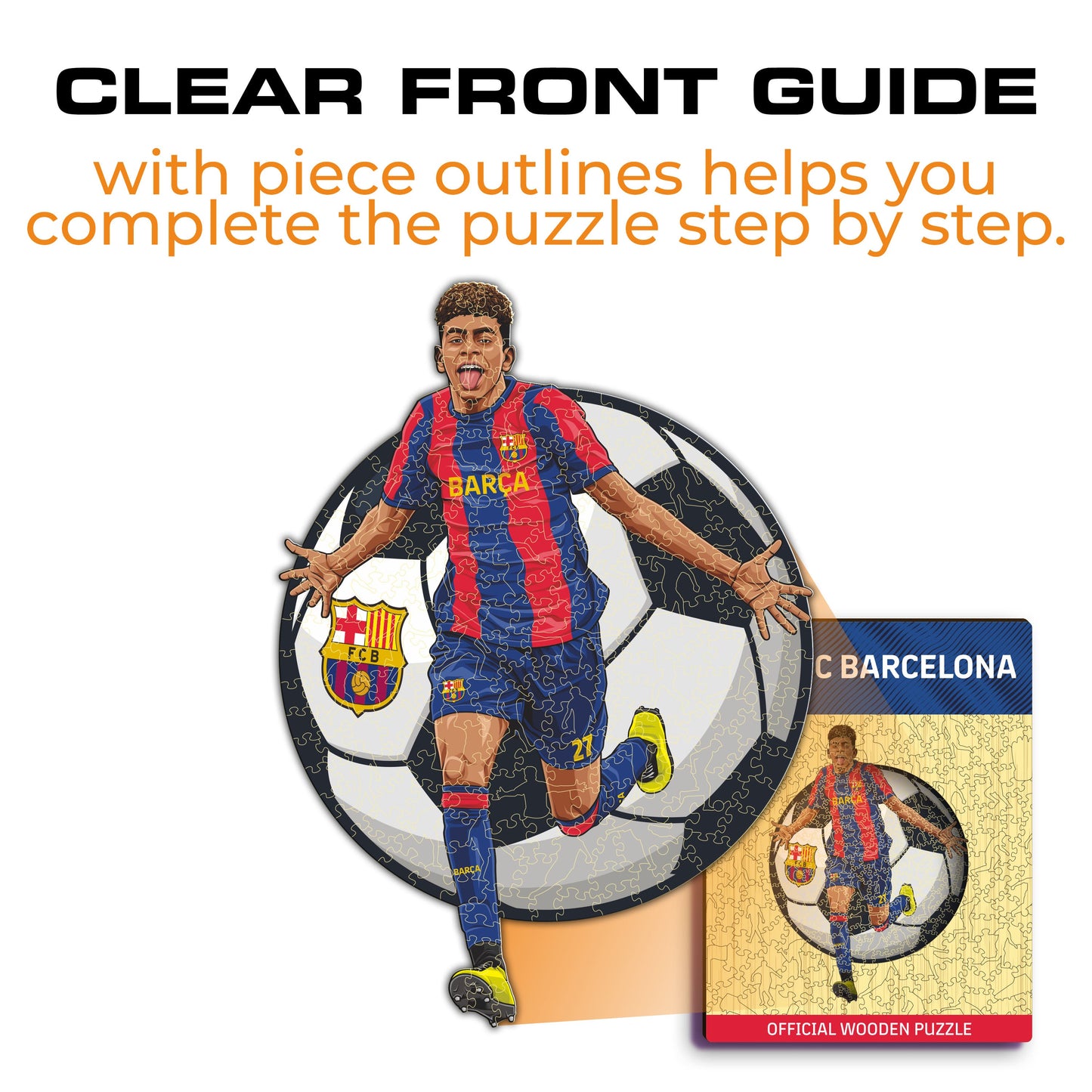 Lamine Yamal - Rompecabezas de madera