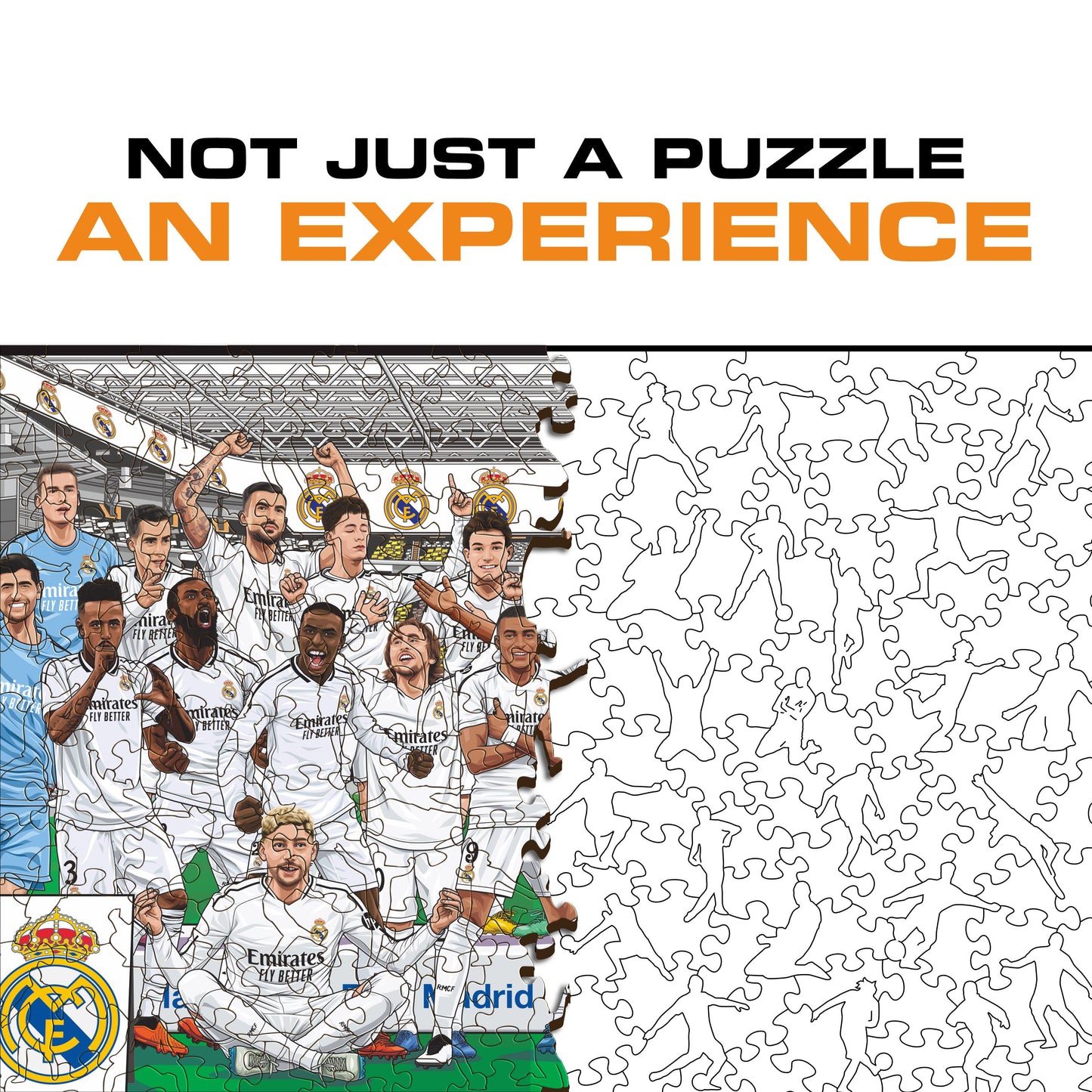PACK 3 Equipo Real Madrid CF® + Logo + Camiseta