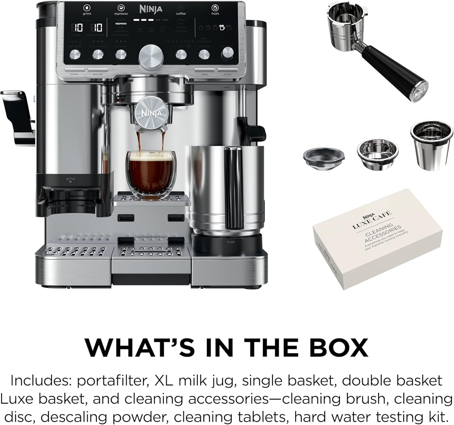 Ninja Luxe Café Pro Series – All-In-One Espresso & Coffee System