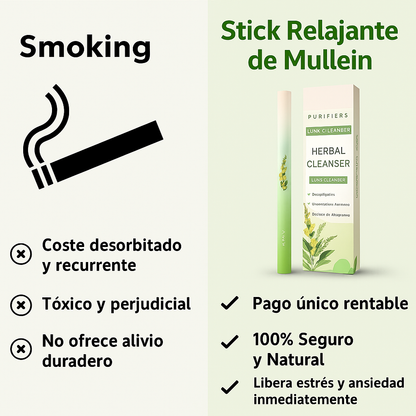 Difusor Herbal de Mullein – Purifica los Pulmones & Refresca el Aliento