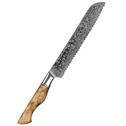 HEZHEN 1-7PC Kitchen Knife Set Professional Damascus Steel Chef Bread Paring Santoku Sharp Nakiri Cook Knife Kitchen Knife