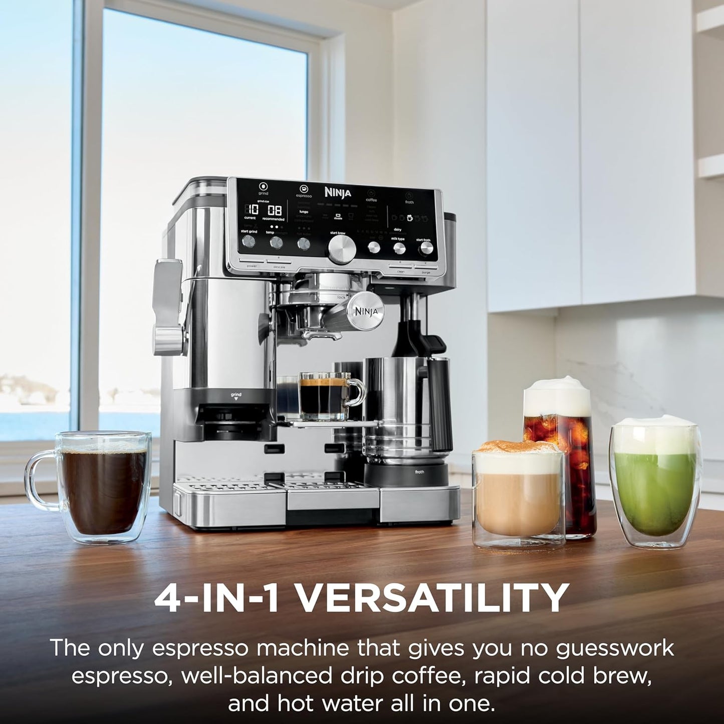 Ninja Luxe Café Pro Series – All-In-One Espresso & Coffee System