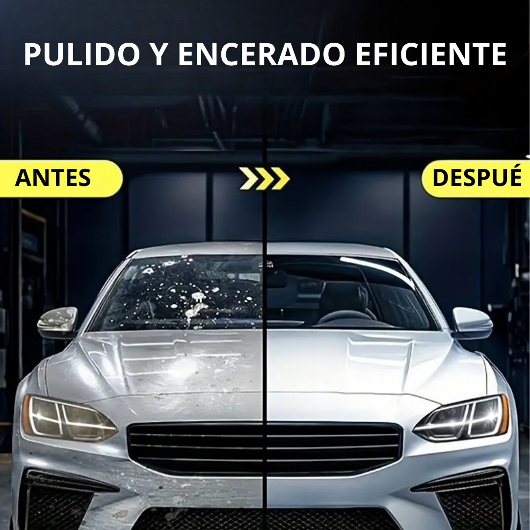 Pulidora de Coche Inalámbrica 12V – Kit Completo con 6 Velocidades, 2 Batería Litio y Accesorios