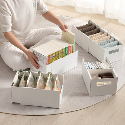 Kitchen cabinet telescopic rectangular storage box drawer debris sorting box