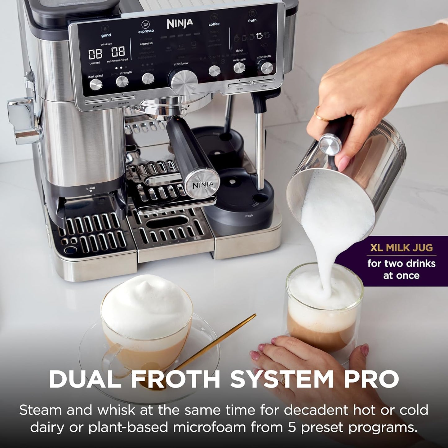 Ninja Luxe Café Pro Series – All-In-One Espresso & Coffee System