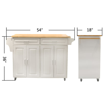 Kitchen Island & Kitchen Cart Mobile Kitchen Island