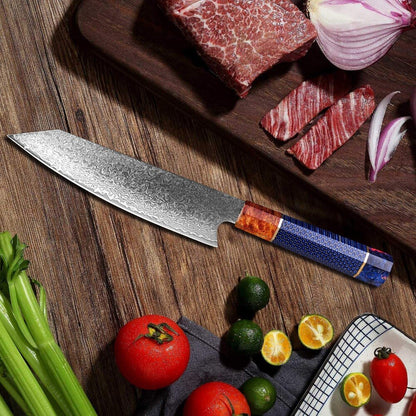 XITUO Damascus Steel 67-layer Japanese Chef Knife 8 Inch Kiritsuke gyuto Fashion High-grade Sharp Meat Cleaver Kitchen tools