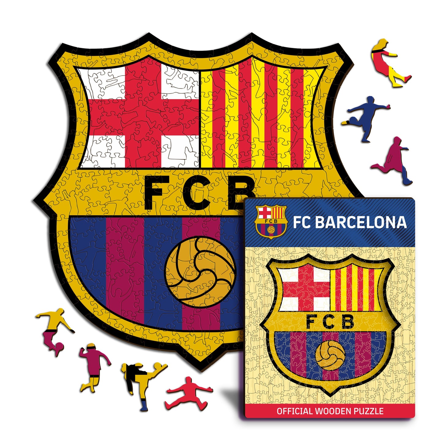 FC Barcelona® Logo - Rompecabezas de madera