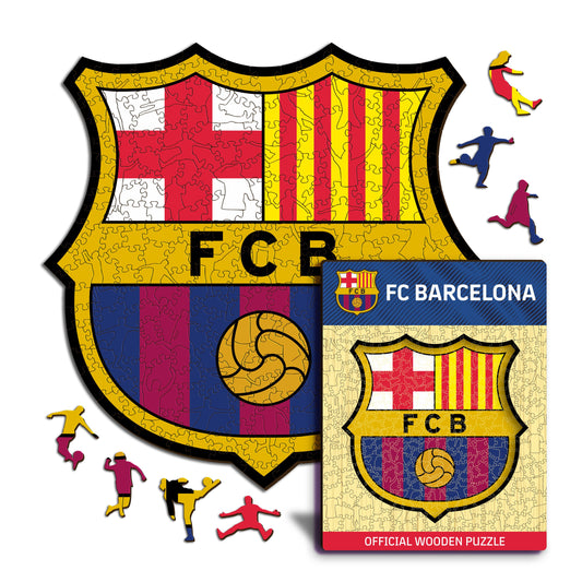 FC Barcelona® Logo - Rompecabezas de madera