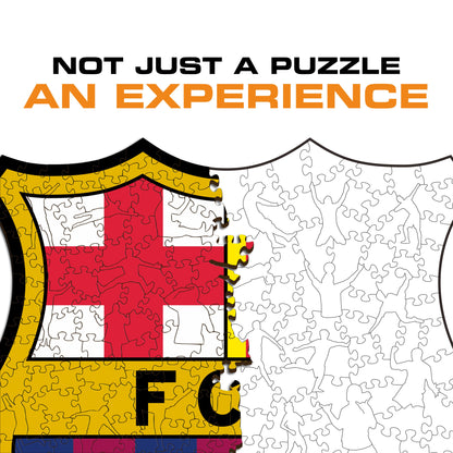 FC Barcelona® Logo - Rompecabezas de madera