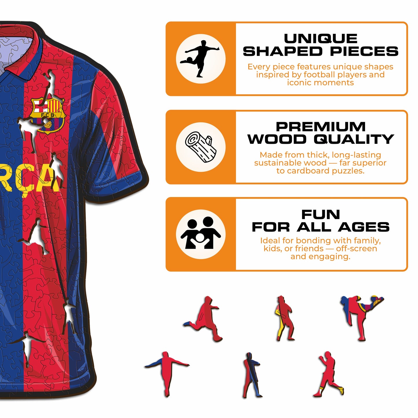 Maglia FC Barcelona® - Puzzle in legno 