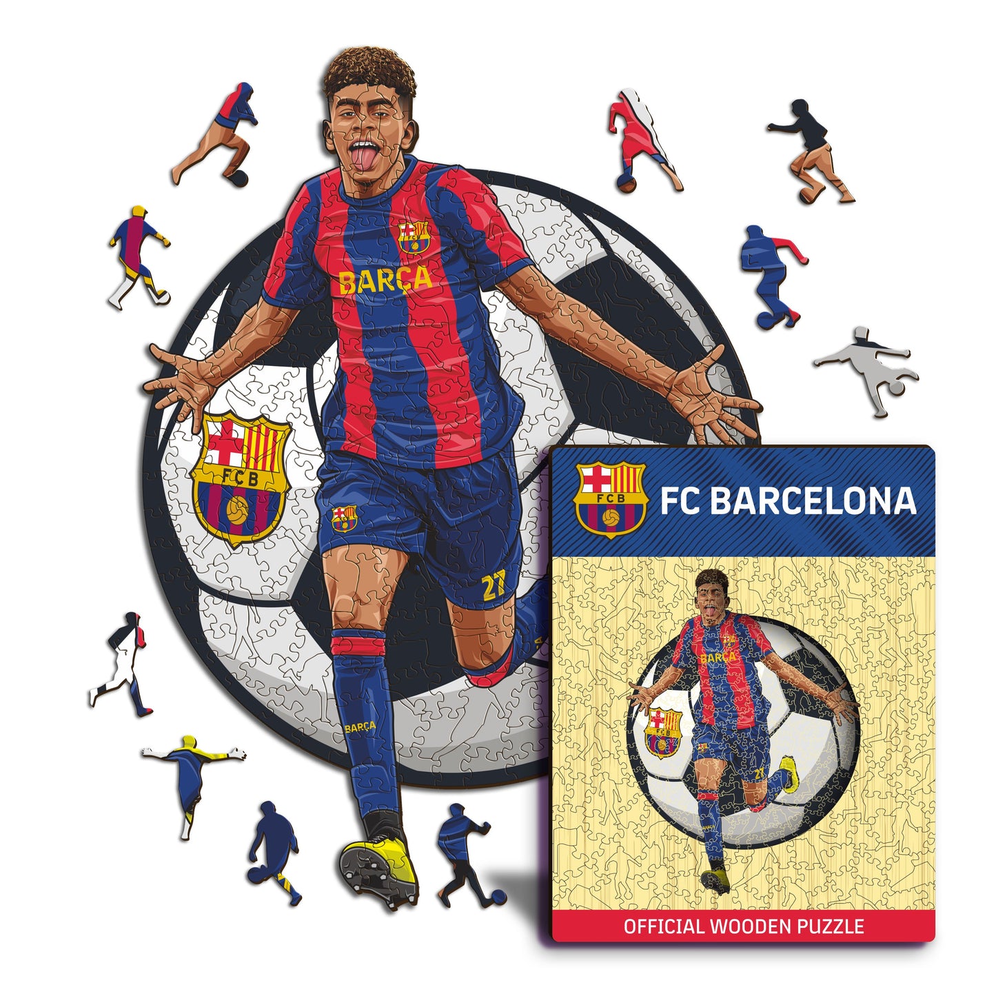 Lamine Yamal - Rompecabezas de madera