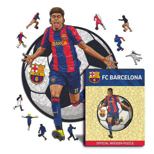 Lamine Yamal - Rompecabezas de madera