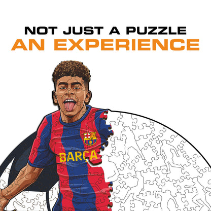 Lamine Yamal - Rompecabezas de madera