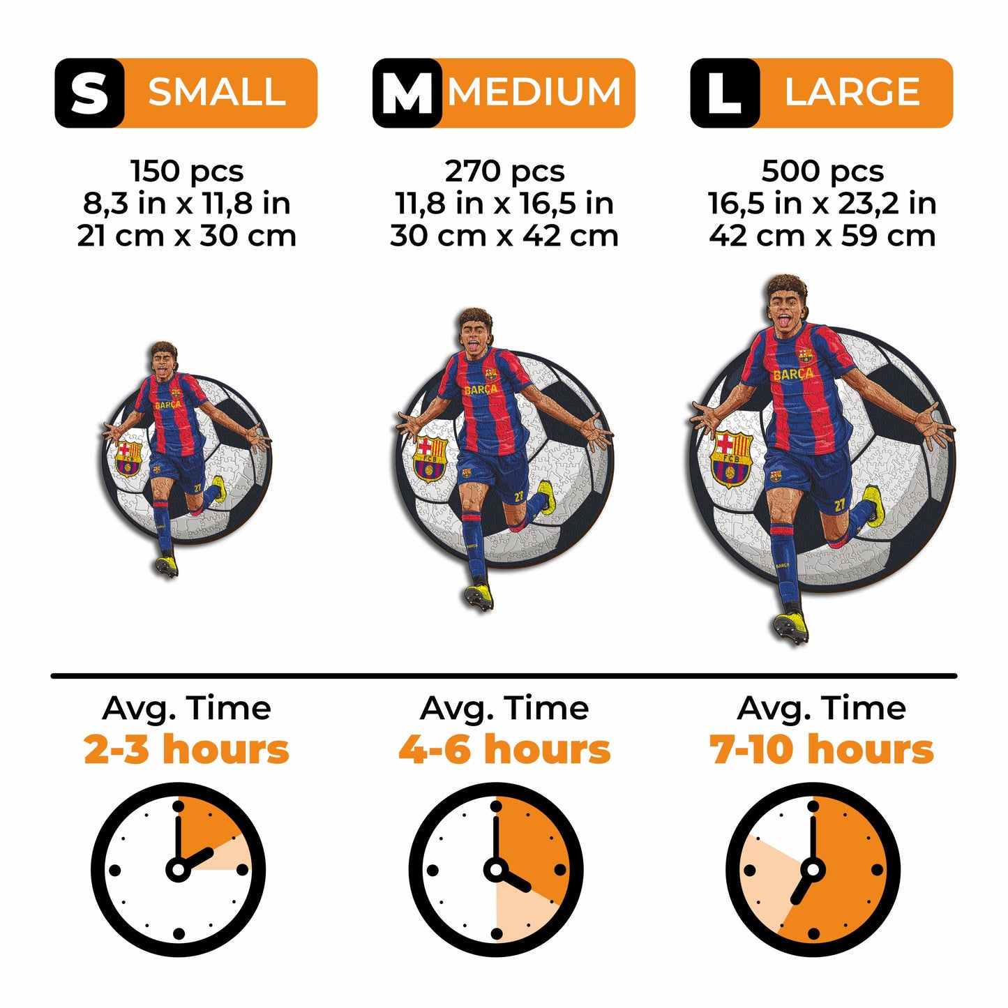 Lamine Yamal - Rompecabezas de madera