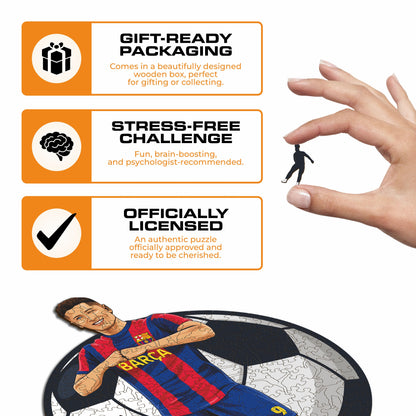 Robert Lewandowski - rompecabezas de madera