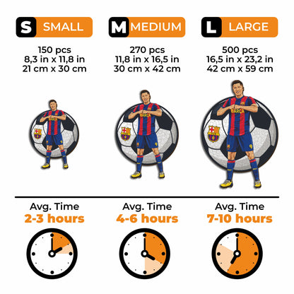 Robert Lewandowski - rompecabezas de madera