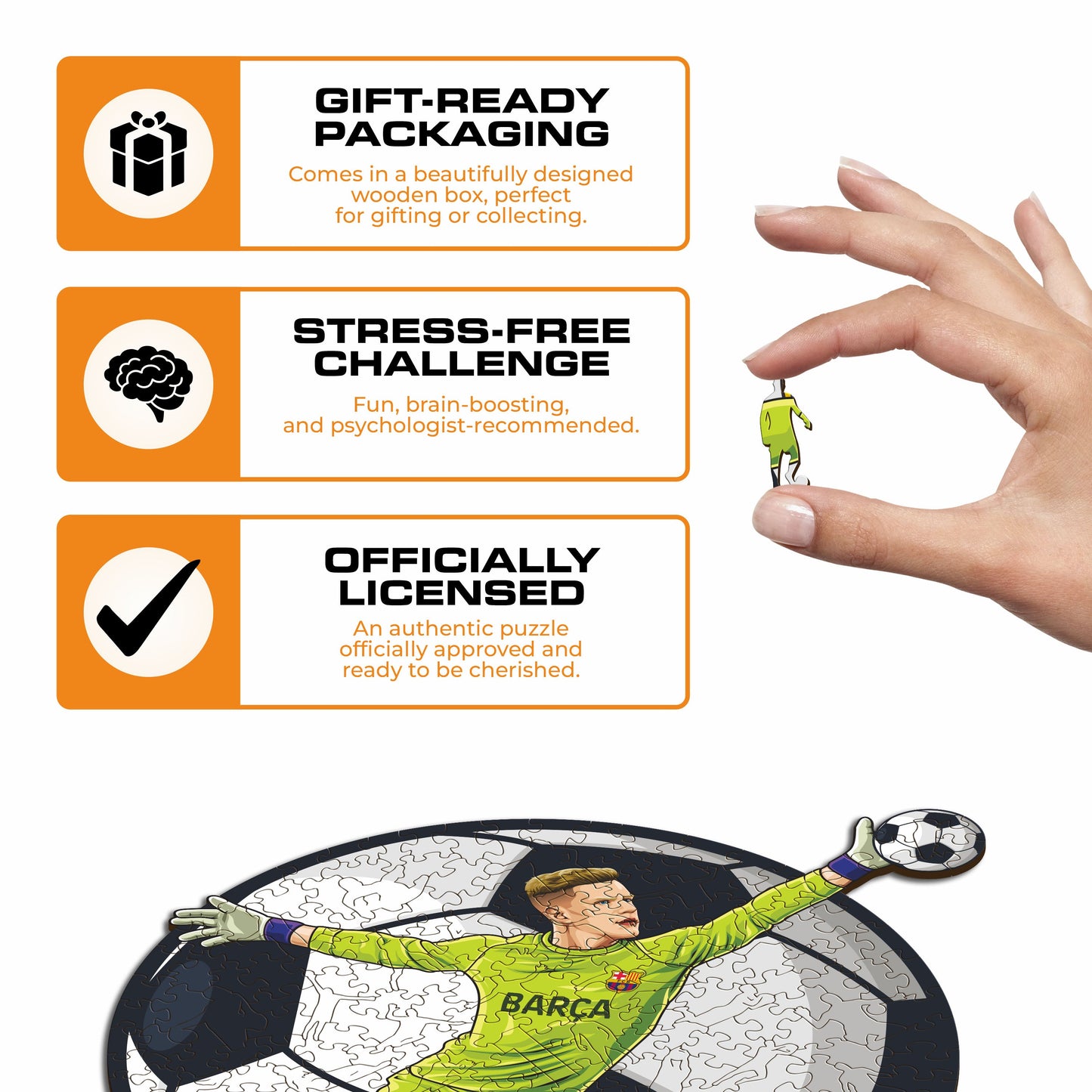 Marc-André Ter Stegen - rompecabezas de madera