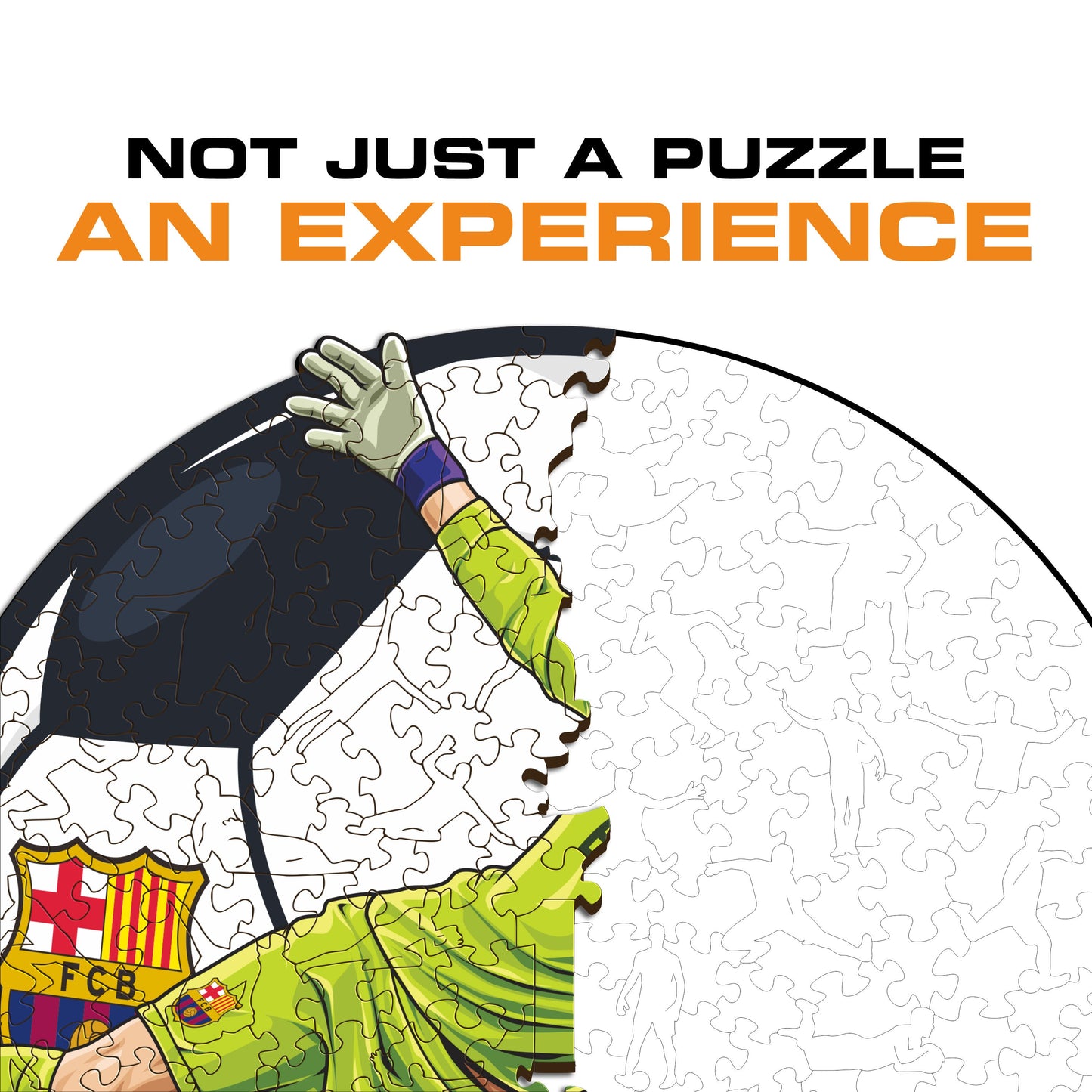 Marc-André Ter Stegen - rompecabezas de madera