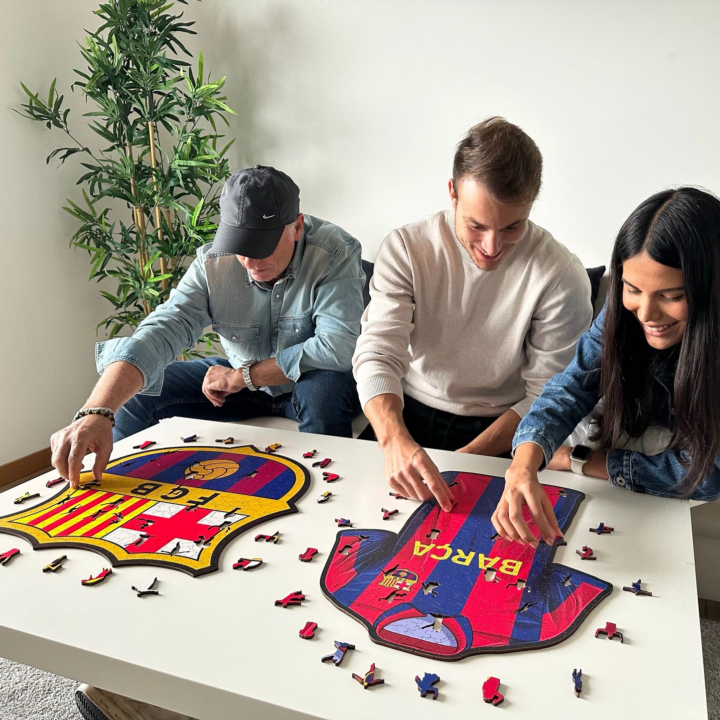 FC Barcelona® Logo - Rompecabezas de madera