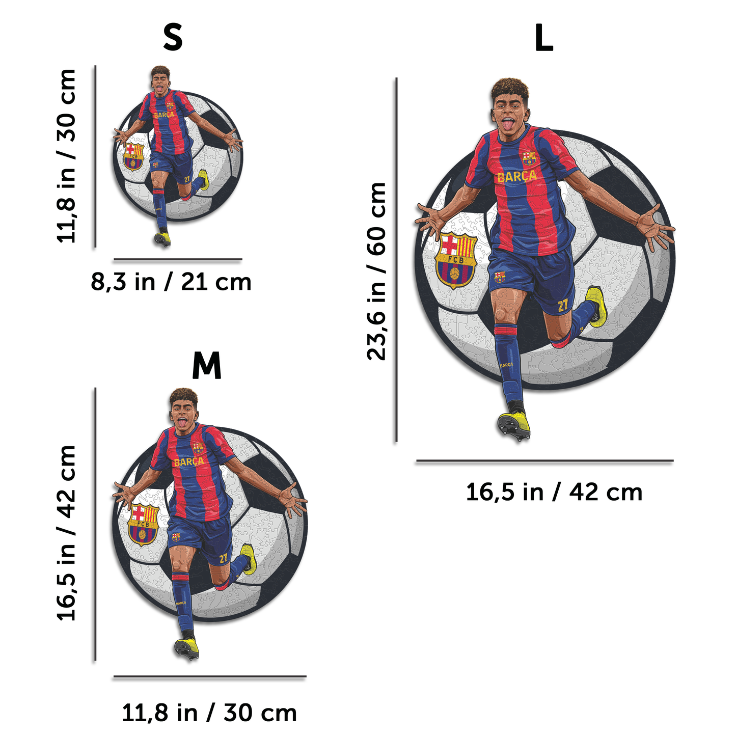 PACK 2 Logotipo FC Barcelona® + Yamal