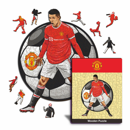 Cristiano Ronaldo - Rompecabezas de madera