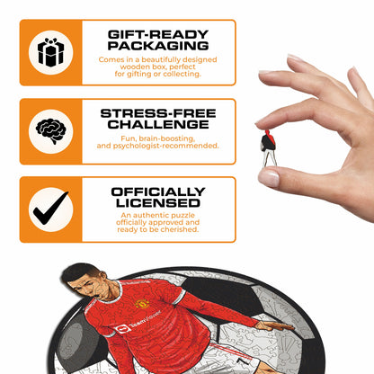 Cristiano Ronaldo - Rompecabezas de madera