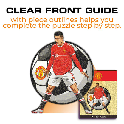 Cristiano Ronaldo - Rompecabezas de madera