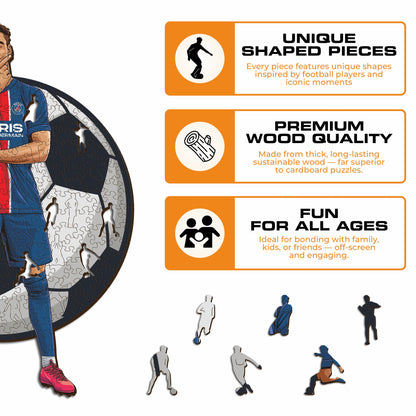 Désiré Doué - Puzzle de madera