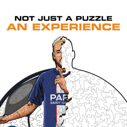 Neymar Jr. - Rompecabezas de madera