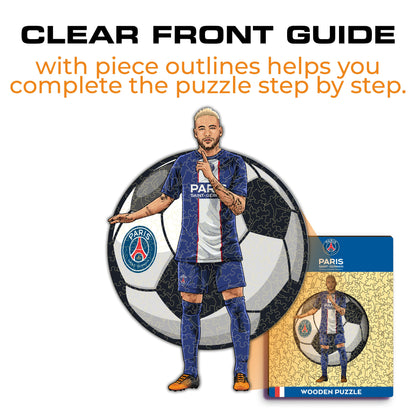 Neymar Jr. - Rompecabezas de madera