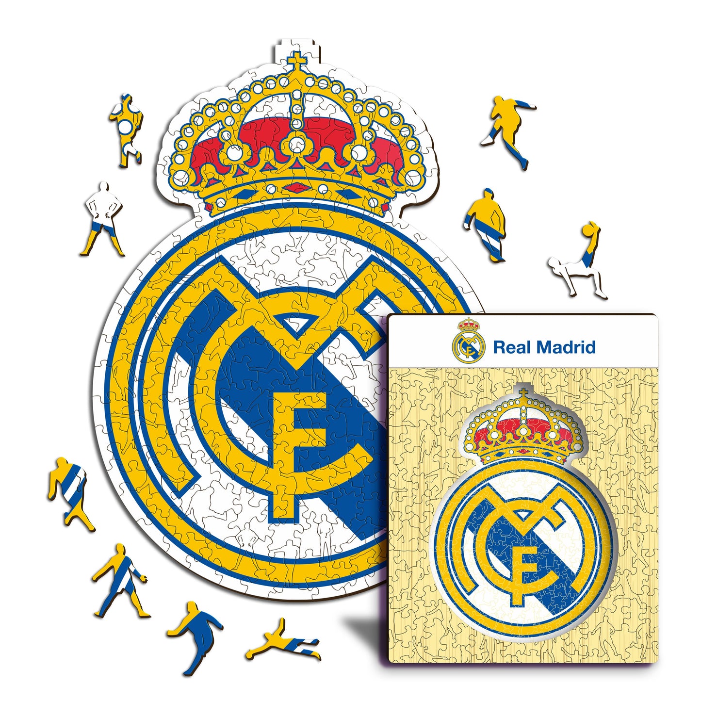 Real Madrid CF® Logo - Puzzle de madera