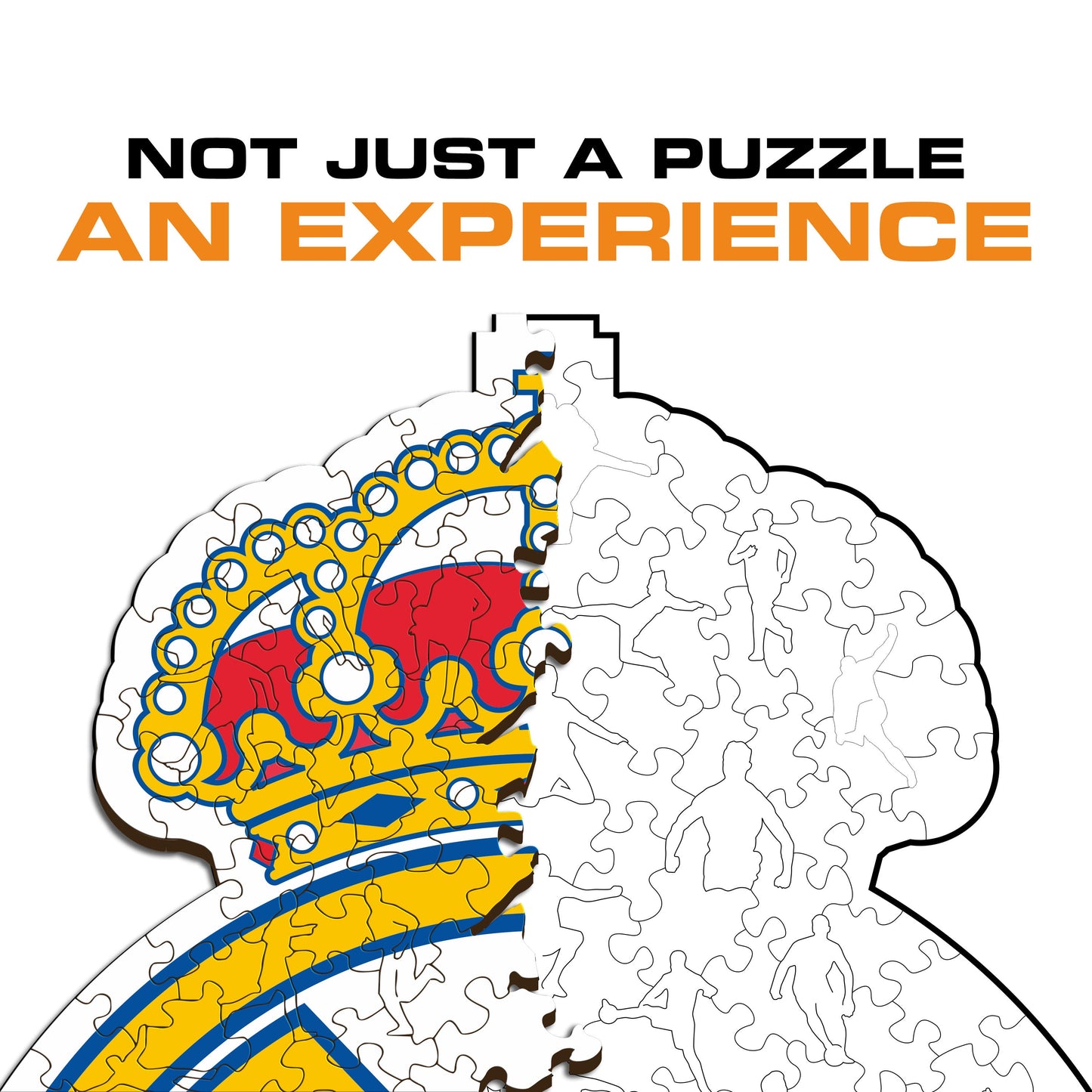 Real Madrid CF® Logo - Puzzle de madera