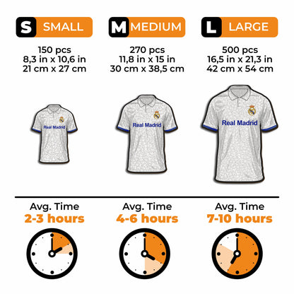 Real Madrid CF® Jersey - Puzzle de madera