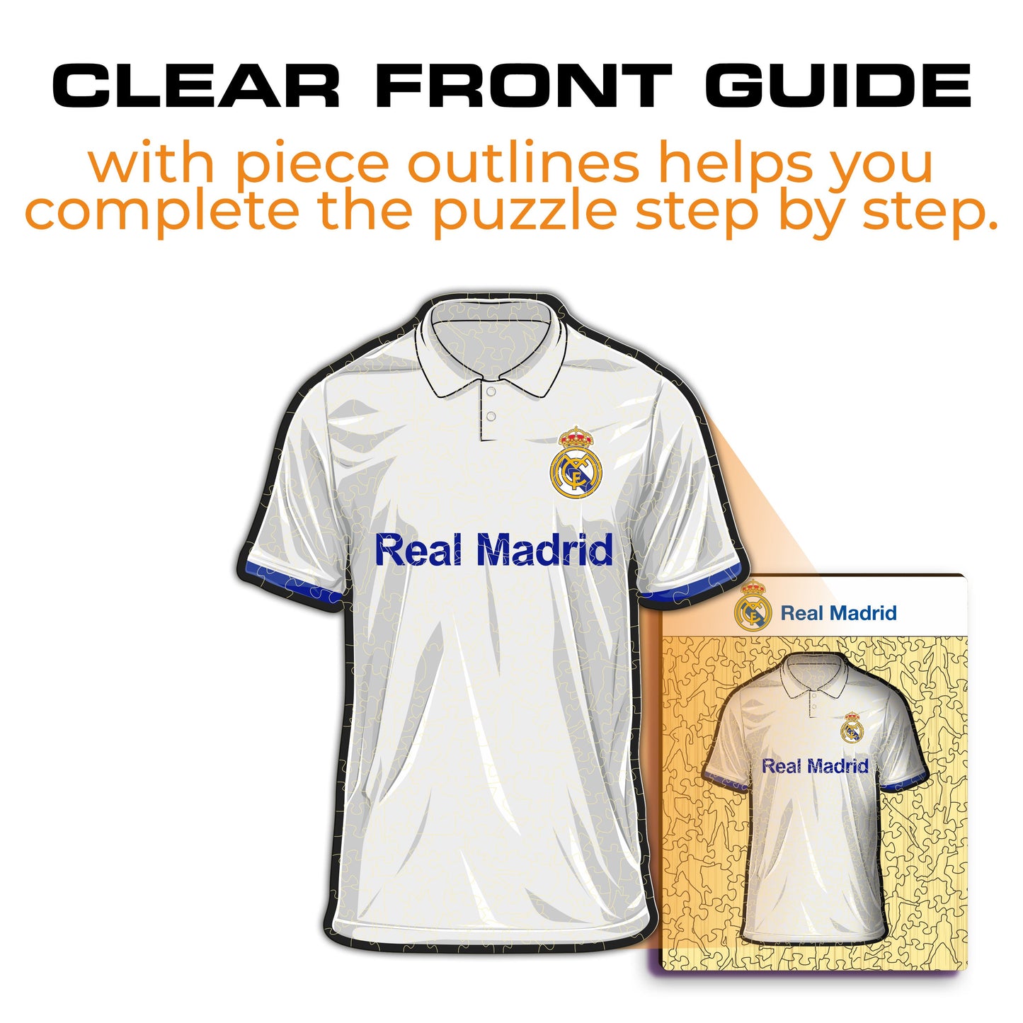 Real Madrid CF® Jersey - Puzzle de madera