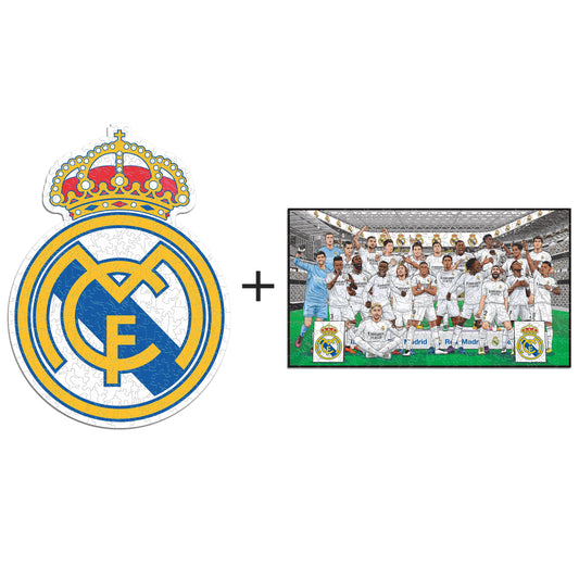 PACK 2 Logotipos del Real Madrid CF® + Equipo