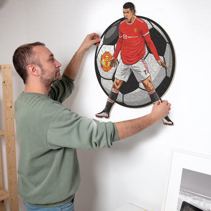 Cristiano Ronaldo - Rompecabezas de madera