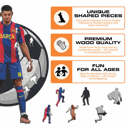 Marcus Rashford - Rompecabezas de madera