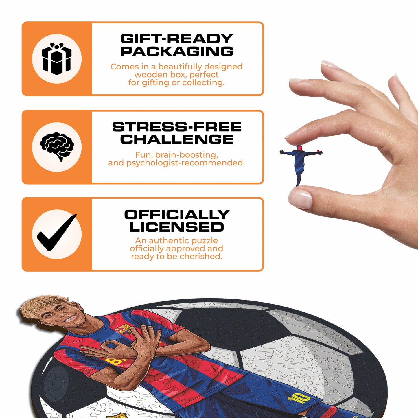 Lamine Yamal - Rompecabezas de madera