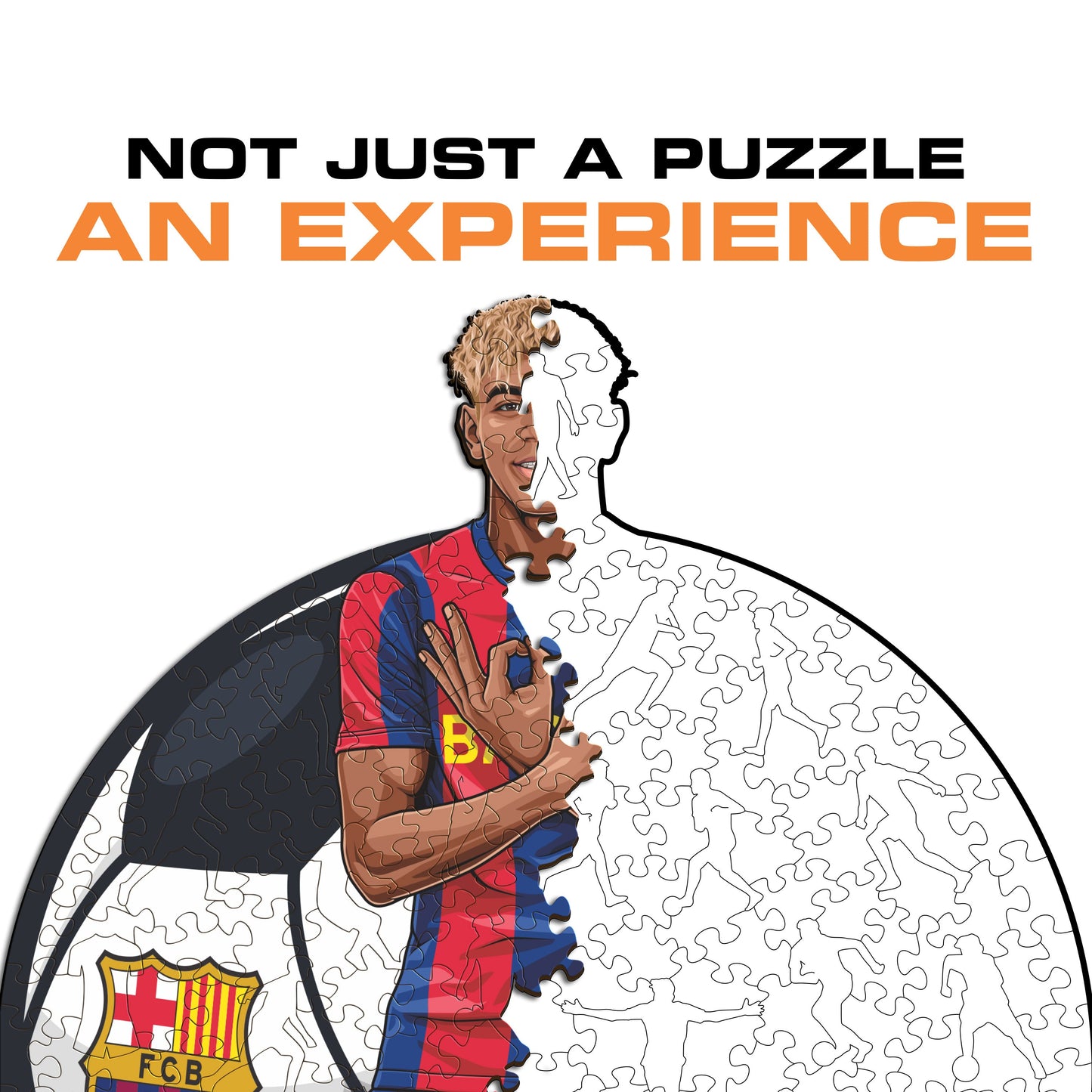 Lamine Yamal - Rompecabezas de madera