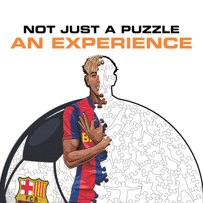 Lamine Yamal - Rompecabezas de madera