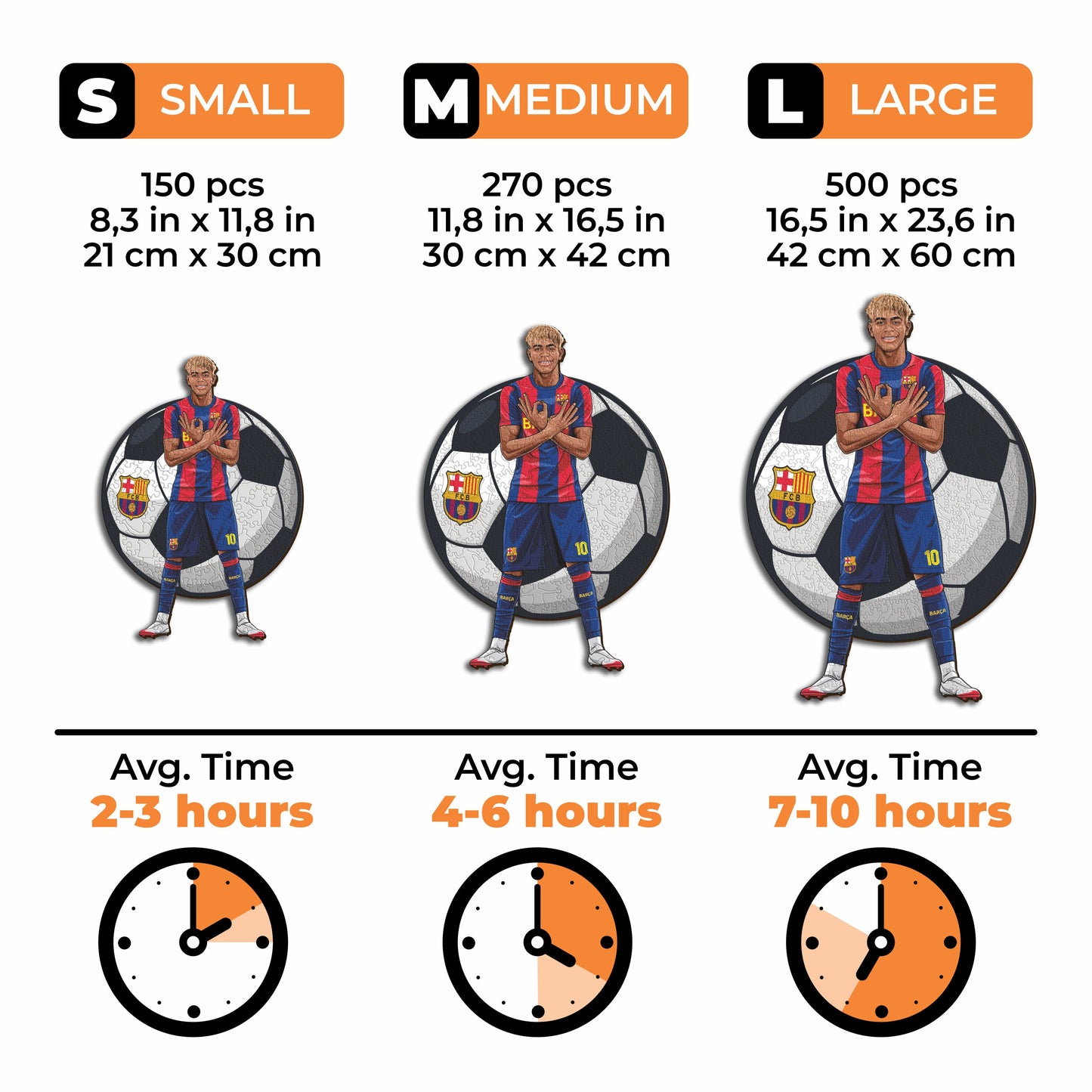 Lamine Yamal - Rompecabezas de madera