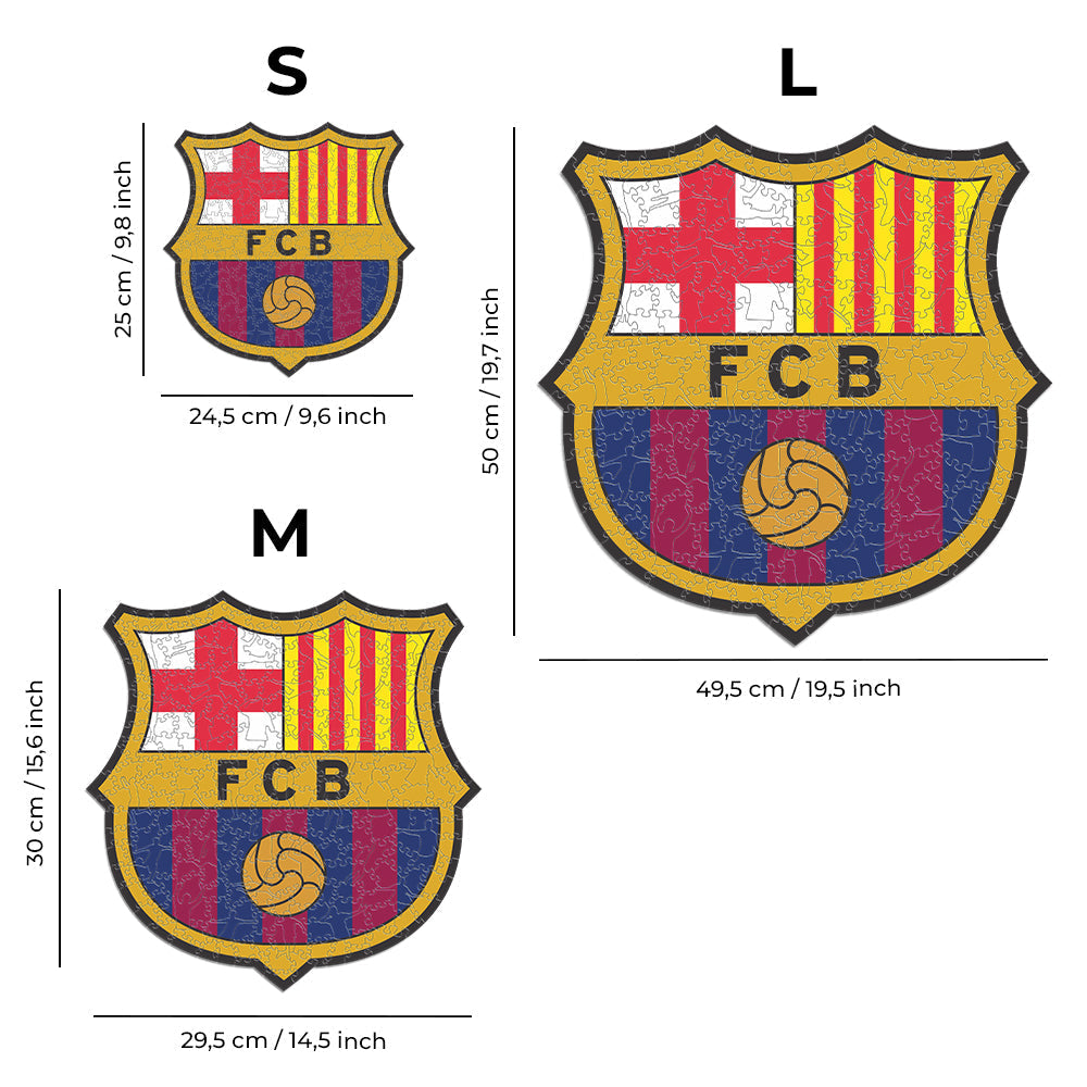 PACK 2 Logotipo FC Barcelona® + Lewandowski