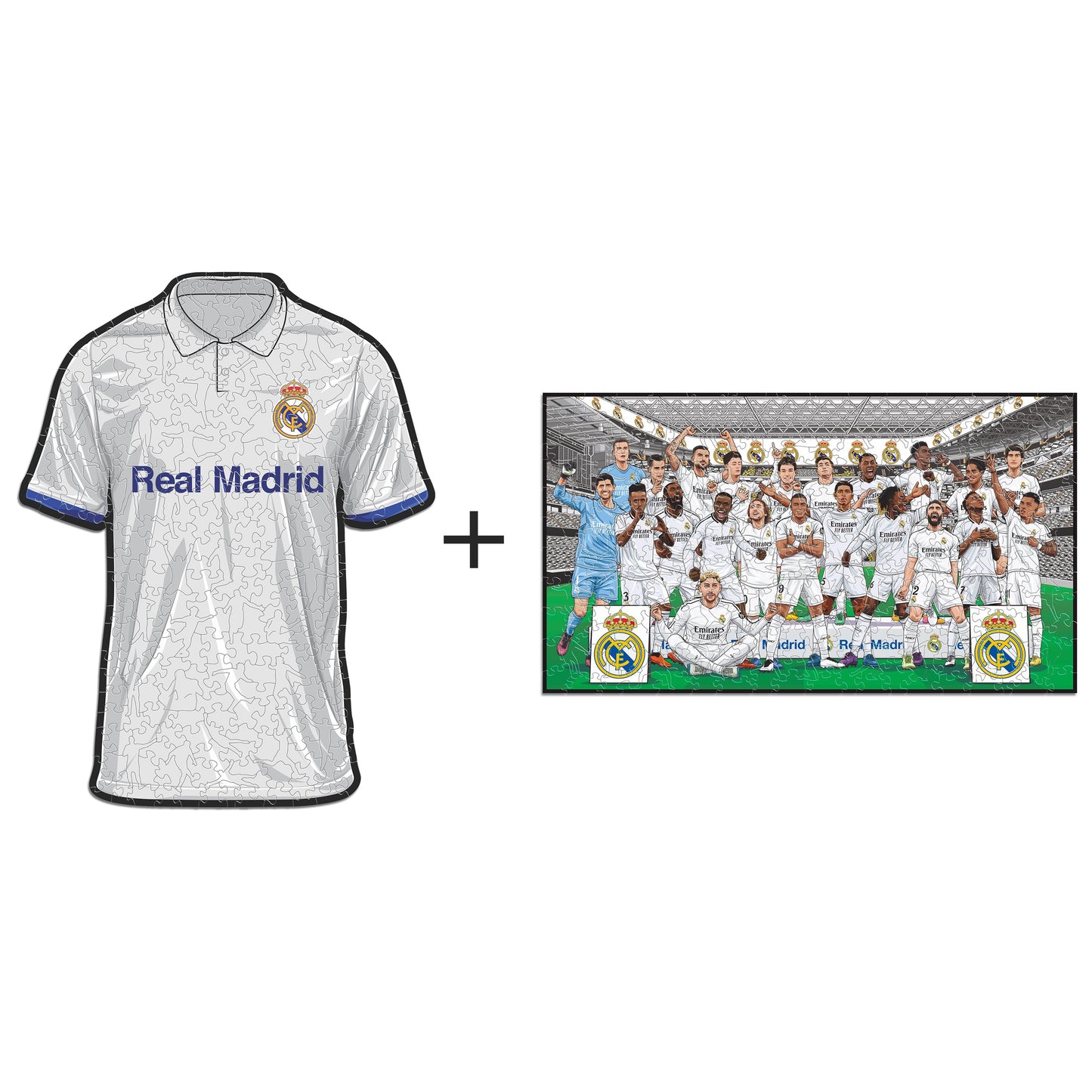 PACK DE 2 Camisetas del Real Madrid CF® + Equipo