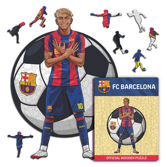 Lamine Yamal - Rompecabezas de madera