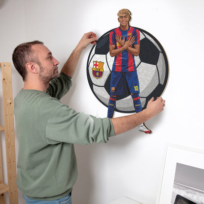 Lamine Yamal - Rompecabezas de madera